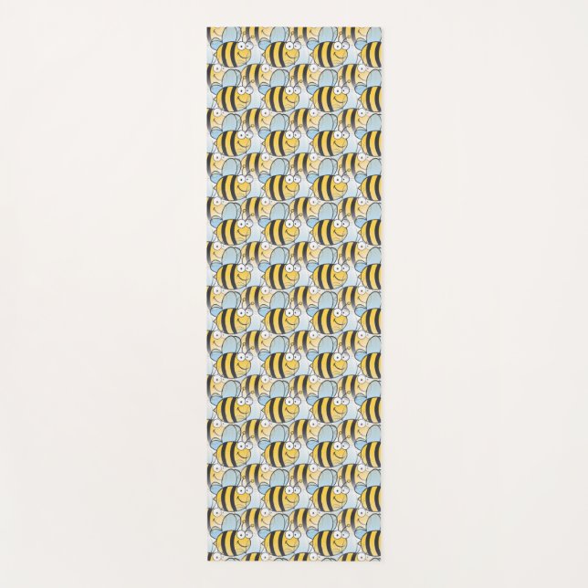 Lots of Bees Yoga Mat (Front)