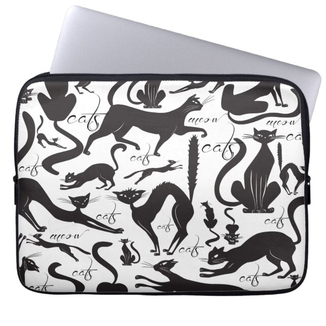 Lots of Cats Laptop Sleeve (Front)