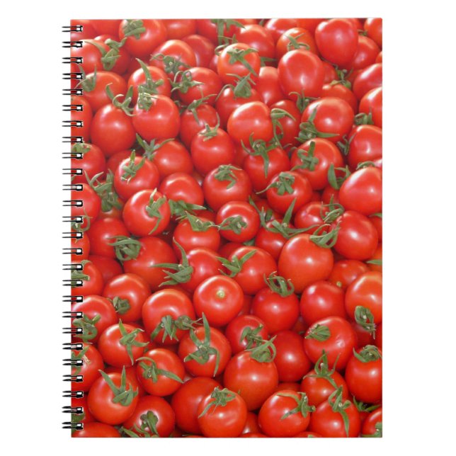 Lots of Cherry Tomatoes Notebook (Front)