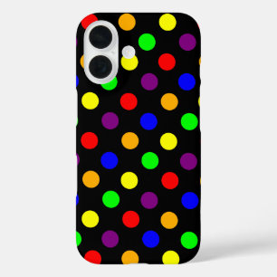 Lots of Colourful Dots iPhone 16 Case