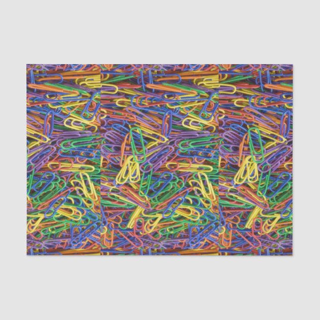 Lots of Colourful Paper Clips (Front)