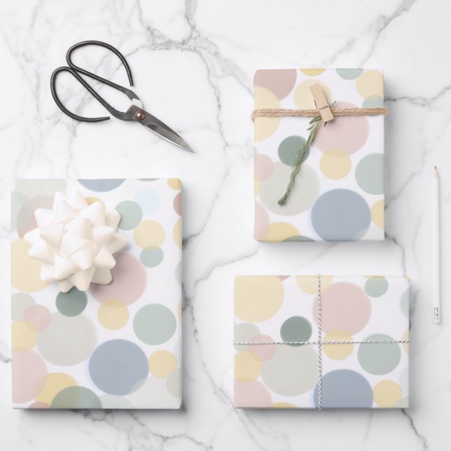 Lots of Dots Wrap it Up Wrapping Paper Sheet (Front)