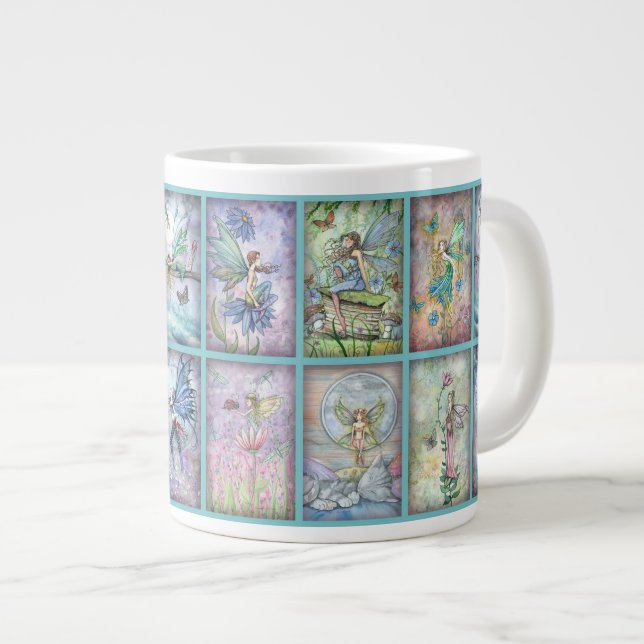 Lots of Fairies Jumbo Mug (Front Right)