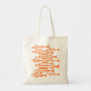 Lots of Fish - Orange Tote Bag