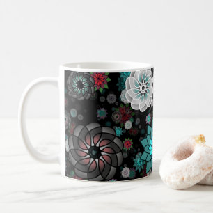 Lots Of Flowers Pattern Coffee Mug