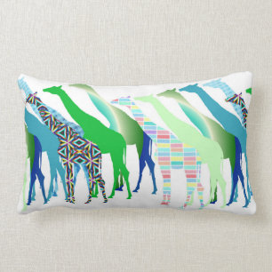 Lots of Giraffes Design 1 Lumbar Cushion