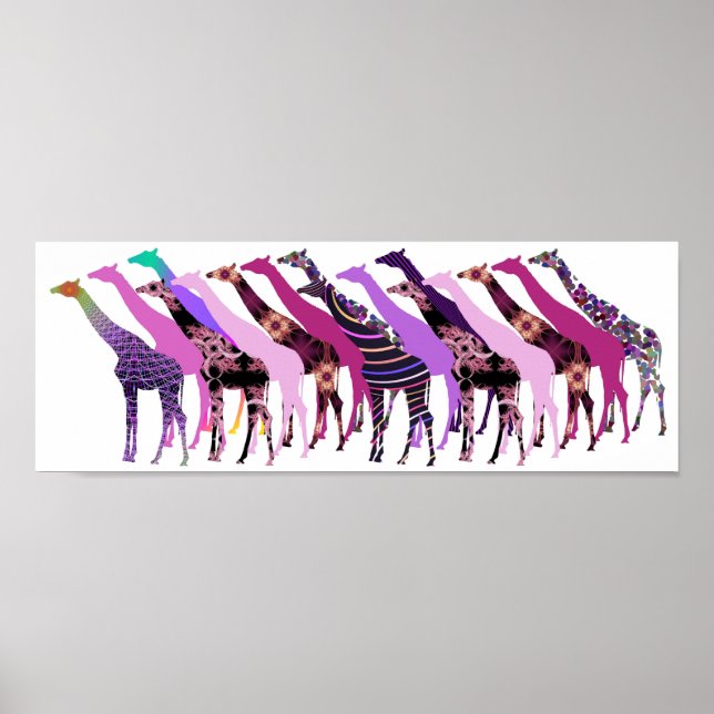 Lots of Giraffes Design 2 Poster (Front)