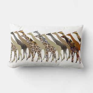 Lots of Giraffes Design 3 Lumbar Cushion