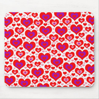 Lots of Hearts Mouse Pad