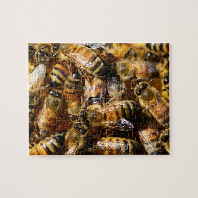 Lots of Honey Bees Jigsaw Puzzle (Horizontal)