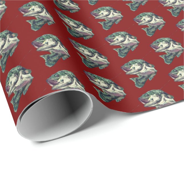 Lots of Largemouth Wrapping Paper (Roll Corner)