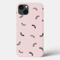 Lots of Lashes Pattern Pink/Black