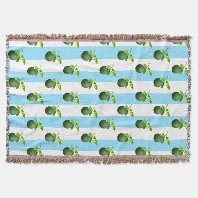 Lots of Lime Throw Blanket (Front)