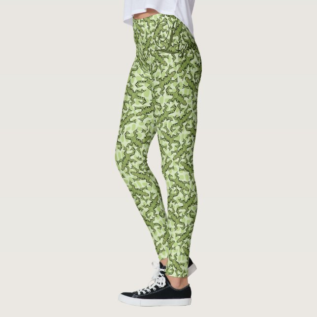 Lots of Lizards Leggings (Left)