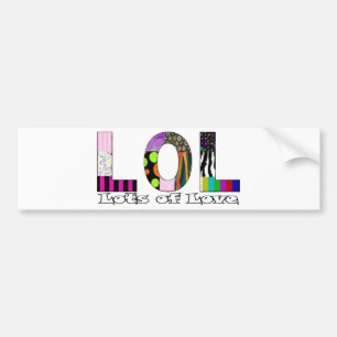 Lots of Love Bumper Sticker