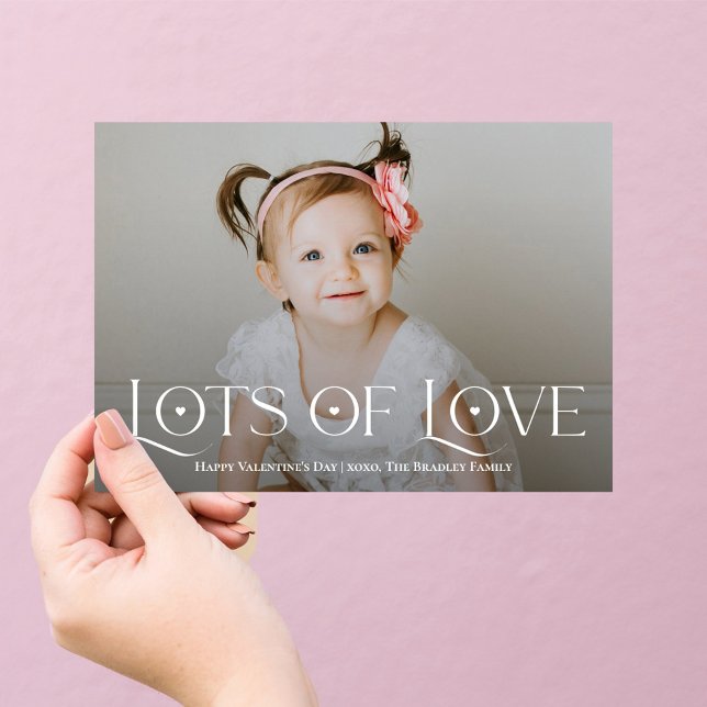 Lots of Love Editable Colour Valentine's Day Card (Creator Uploaded)
