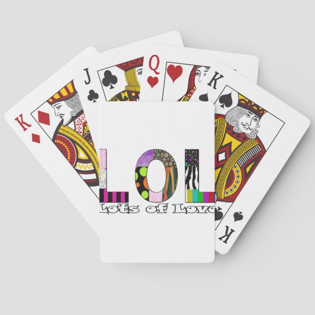 Lots of Love Playing Cards (Back)