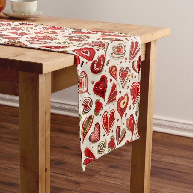 Lots of Love Short Table Runner (In Situ)