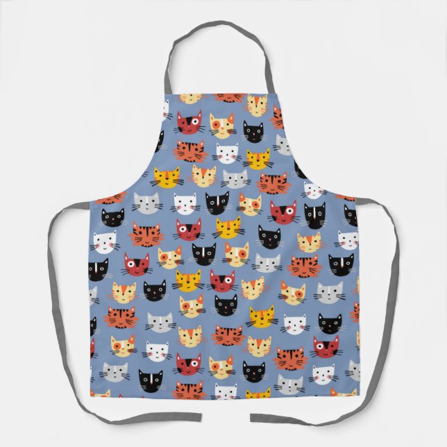 Lots of Lovely Cats Apron (Front)