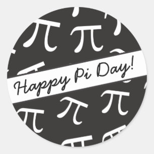 Lots of Pi - Math - Happy Pi Day Classic Round Sticker