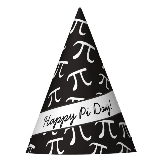 Lots of Pi - Math - Happy Pi Day Party Hat (Front)