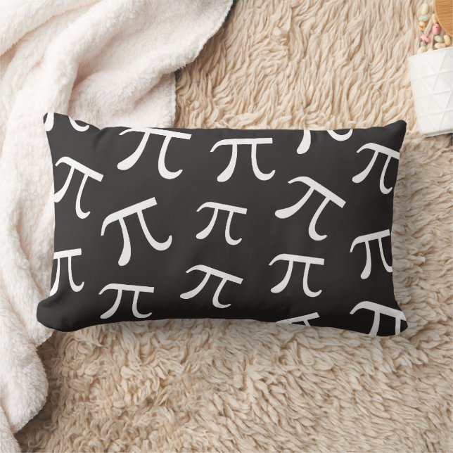 Lots of Pi Math Themed Pillow Pi Symbol Pattern (Blanket)
