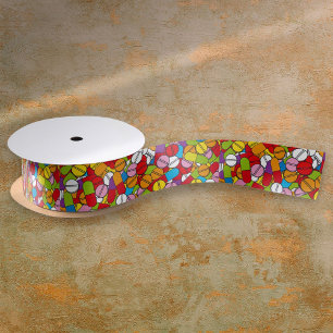 Lots of Pills Colourful Satin Ribbon