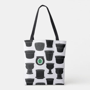 Lots of Pots All-Over-Print Tote, Shoulder Tote Bag