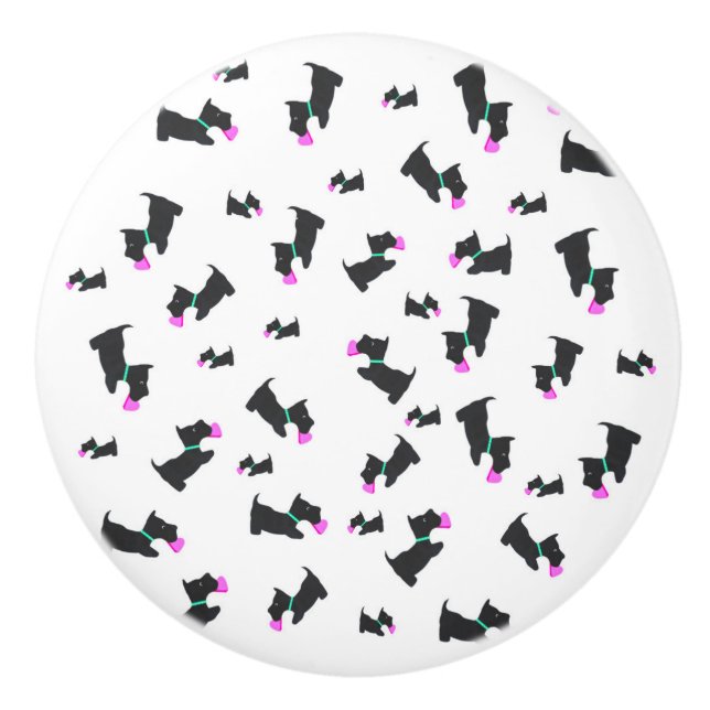 LOTS OF SCOTS CERAMIC KNOB (Front)