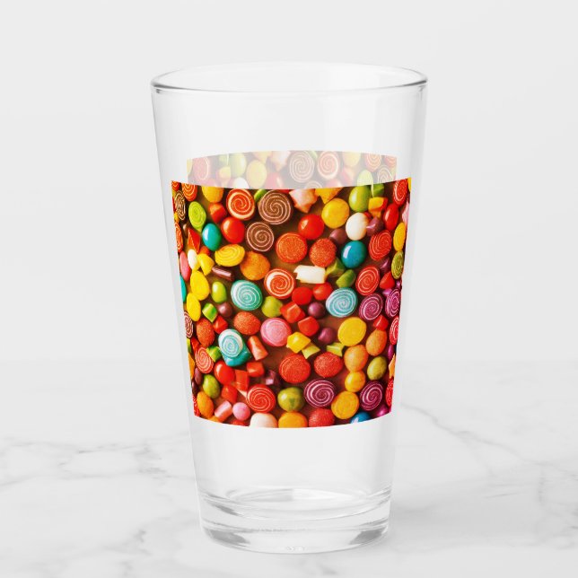 Lots of Sweet hard Candy Glass (Front)