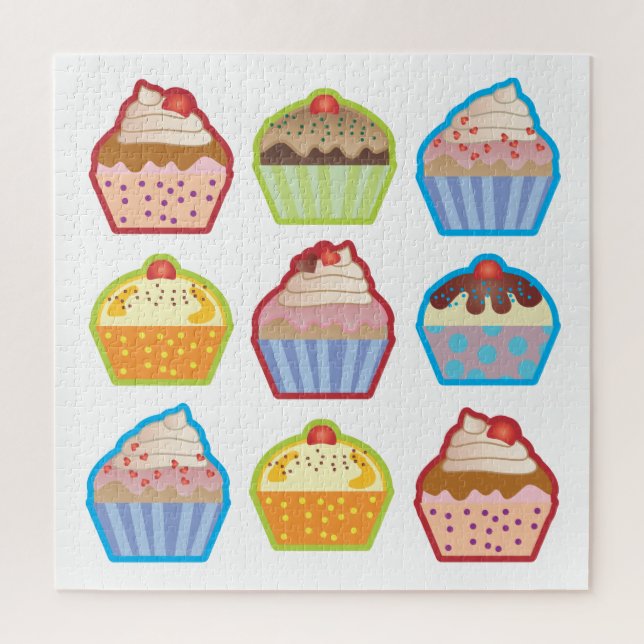Lotsa Cupcakes T-Shirt Jigsaw Puzzle (Vertical)