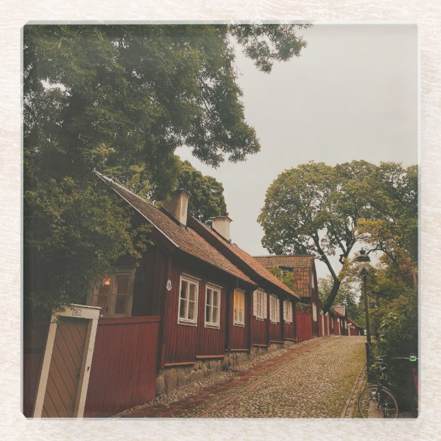Lotsgatan - Sodermalm - Stockholm  Glass Coaster (Front)