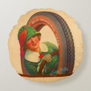Lotta Miles no. 1- 1920s Kelly-Springfields tire m Round Cushion