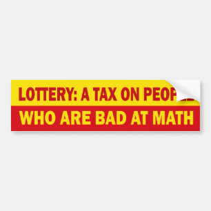 Lottery: Bumper Sticker