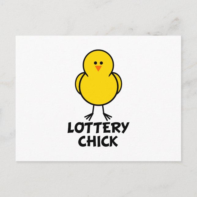 Lottery Chick Postcard (Front)
