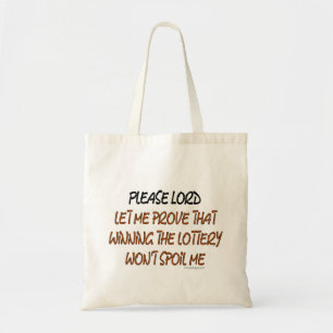 Lottery Humour Tote Bag