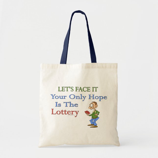 Lottery Humour Tote Bag (Front)