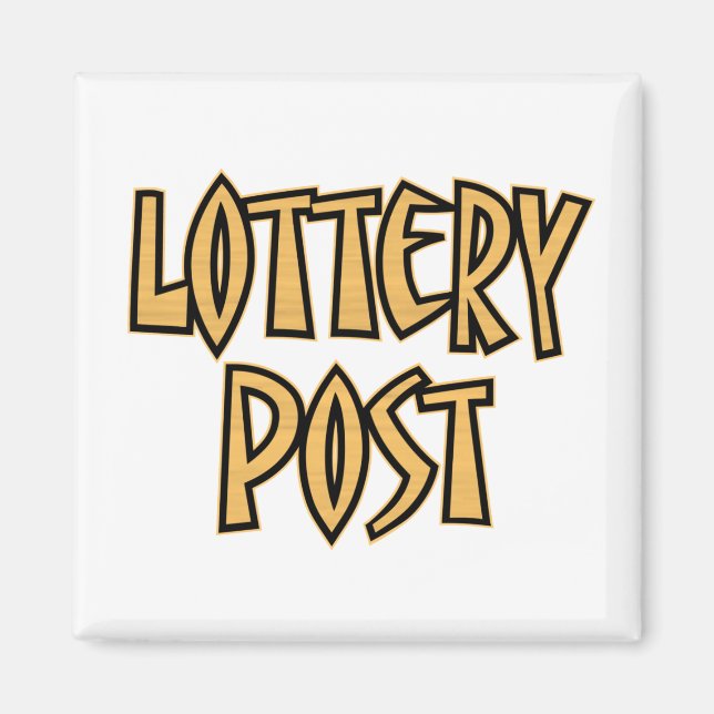 Lottery Post Magnet (Front)