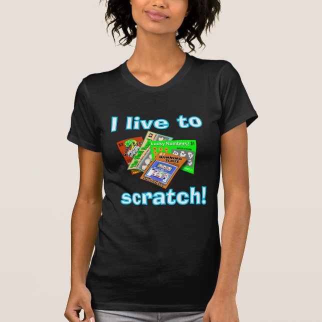 Lottery Scratch-Off dark shirt (Front)