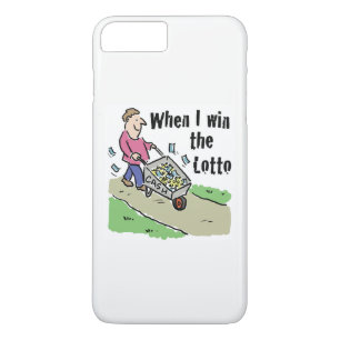 Lottery Winning Design Man with Barrow of Cash iPhone 8 Plus/7 Plus Case