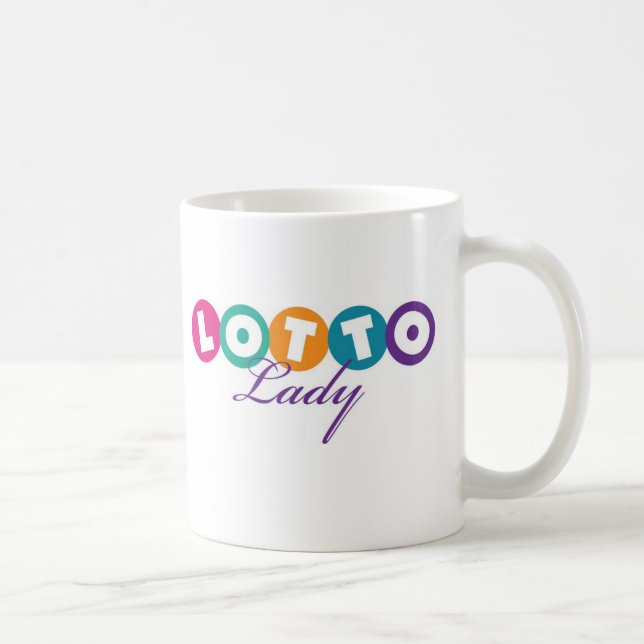Lotto Lady Mug (Right)
