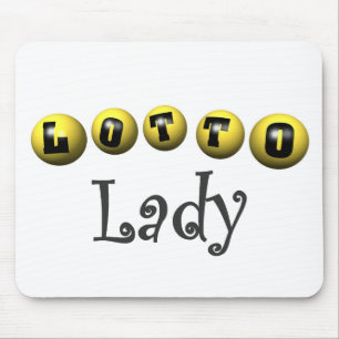 Lotto Lady T-shirts and Gifts. Mouse Pad