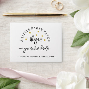 Lotto Party Favour Envelope   A Little Party Favou