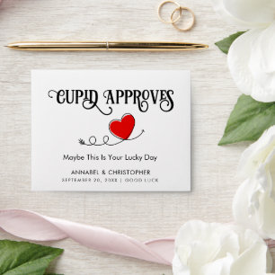 Lotto Wedding Envelope   Cupid Approves — Maybe 