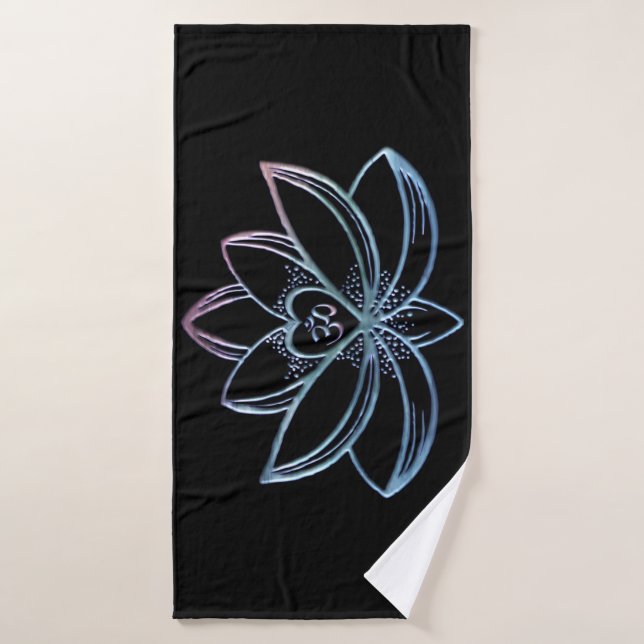 Lotus 1  bath towel (Bath Towel)
