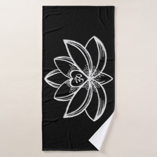 Lotus 3 bath towel