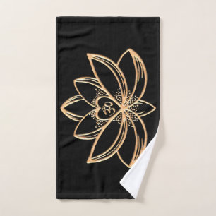 Lotus 4 hand towel