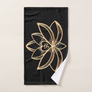 Lotus 4 hand towel