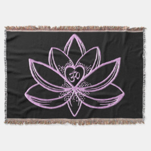 Lotus 5 throw blanket