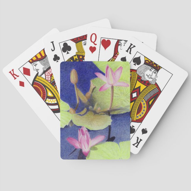 Lotus 600 playing cards (Back)